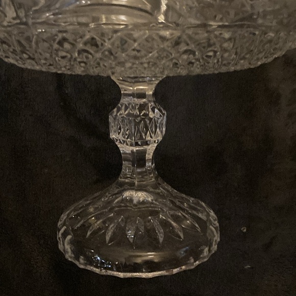 Rose collection by Miller Import pedestal bowl - Picture 4 of 6